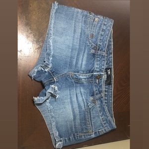 YMI Blue Jean Shorts. Size 7